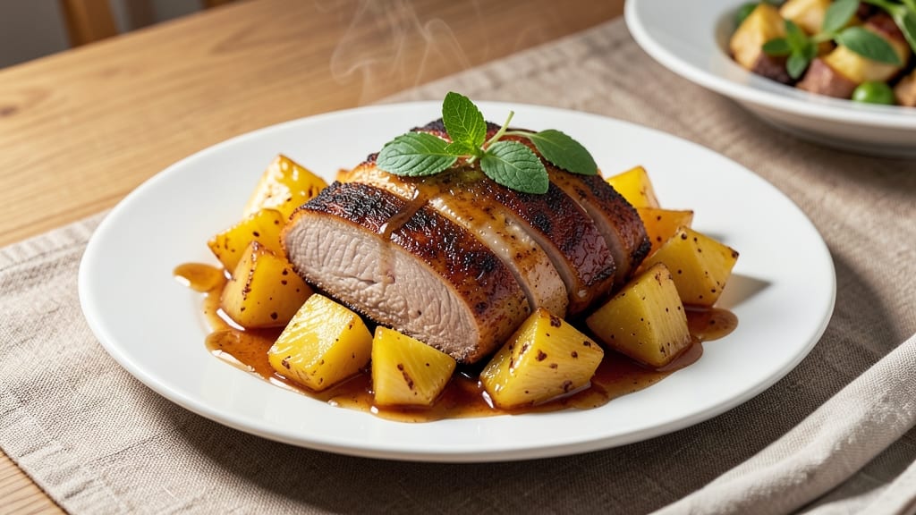 Crockpot Pineapple Pork Loin Recipe: Caramelized Glaze Meets Tender Meat