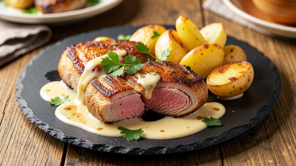 Creamy Pork Chops and Potatoes Recipe: One-Pan Creamy Crispy Harmony